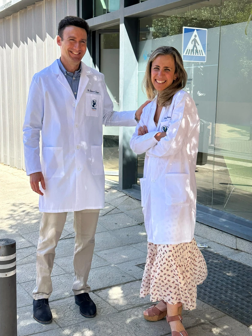 Los directores de HAGNES Medical durante la sesión de fotos, San Bernardo