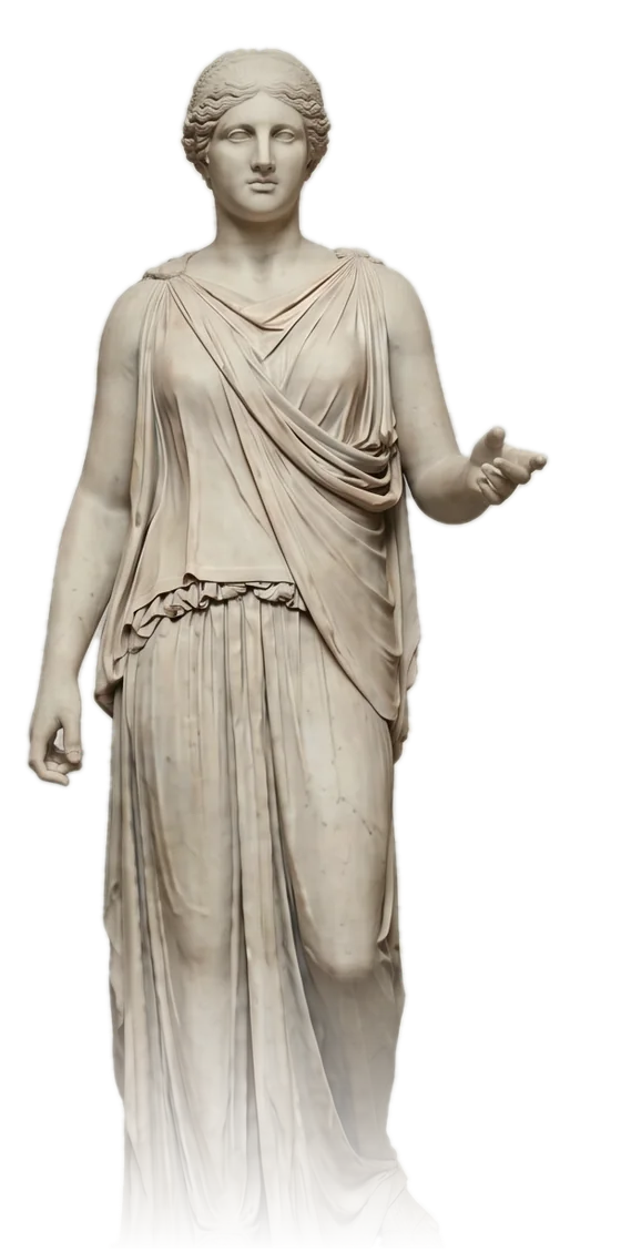 Recreación de Hagnódice de Atenas, figura fundacional de la ginecología